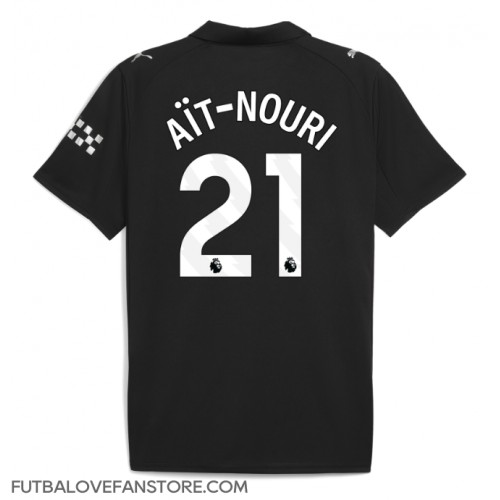 Manchester City Rayan Ait-Nouri #21 Vonkajší futbalový dres 2025-26 Krátky Rukáv Manchester City Rayan Ait-Nouri #21 Vonkajší futbalový dres 2025-26 Krátky Rukáv